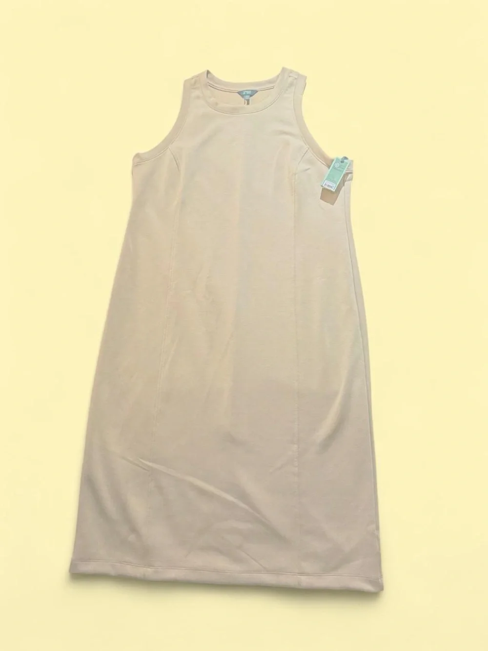 NWT Sleeveless Terra and Sky Midi Dress in khaki